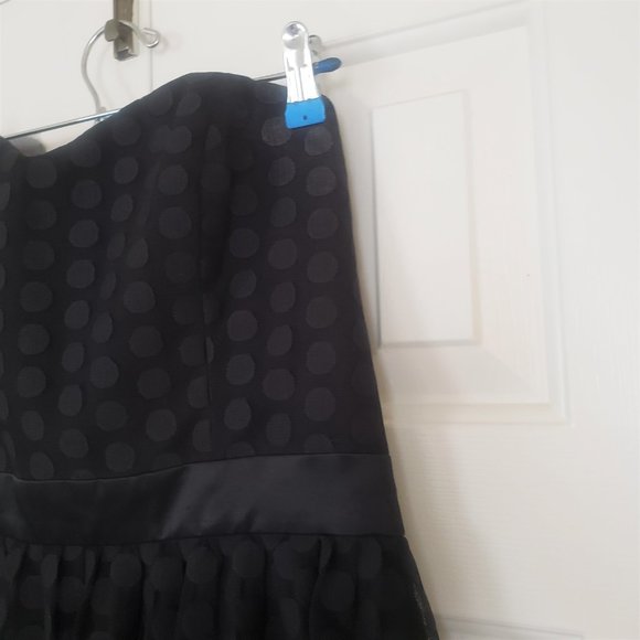 White House Black Market - Polka dot tulle strapless dress - Size 12 - Picture 8 of 16